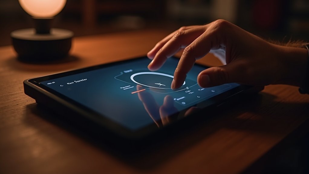 adjust rear speaker distance