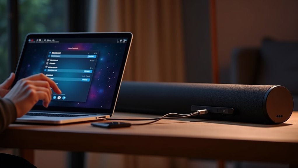 connect laptop to soundbar