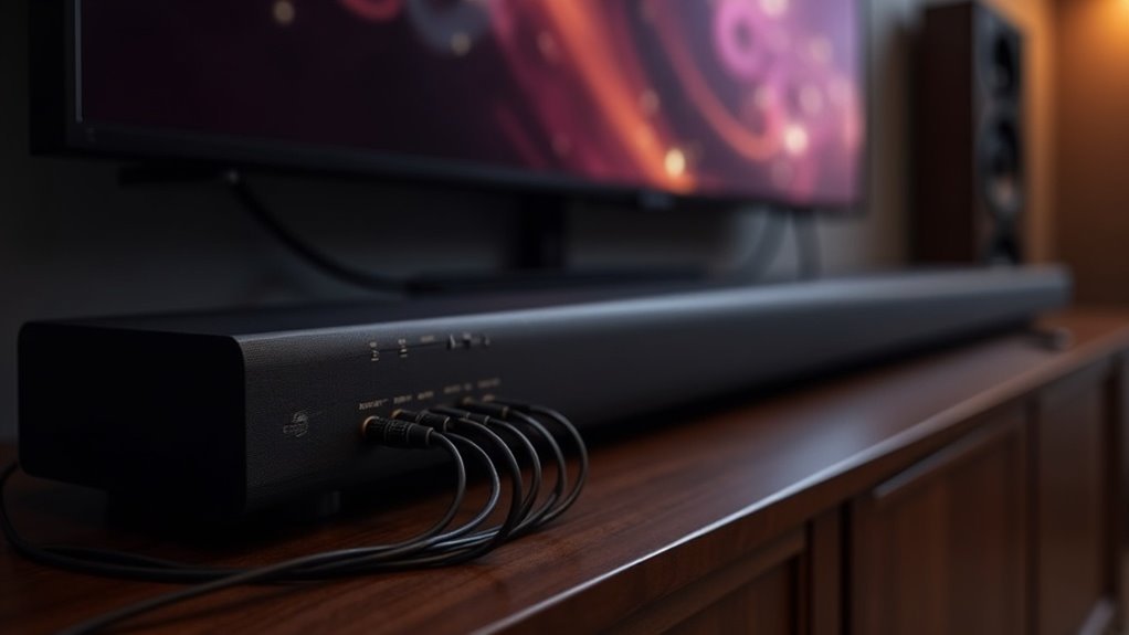 connect soundbar to receiver