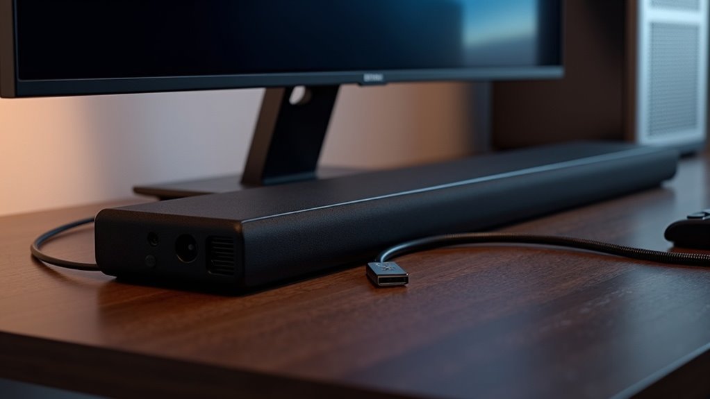 connect soundbar via usb