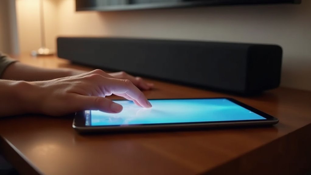 connect tablet to soundbar