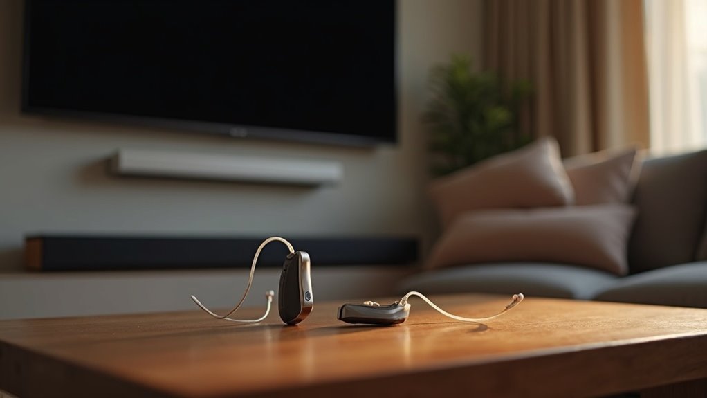 connecting soundbar and hearing aids