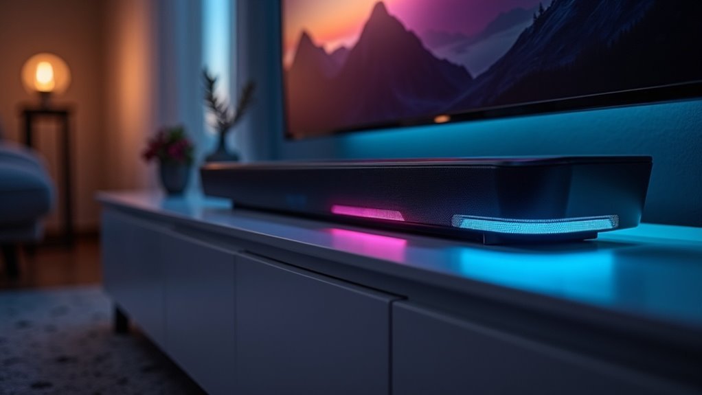disable soundbar led lights