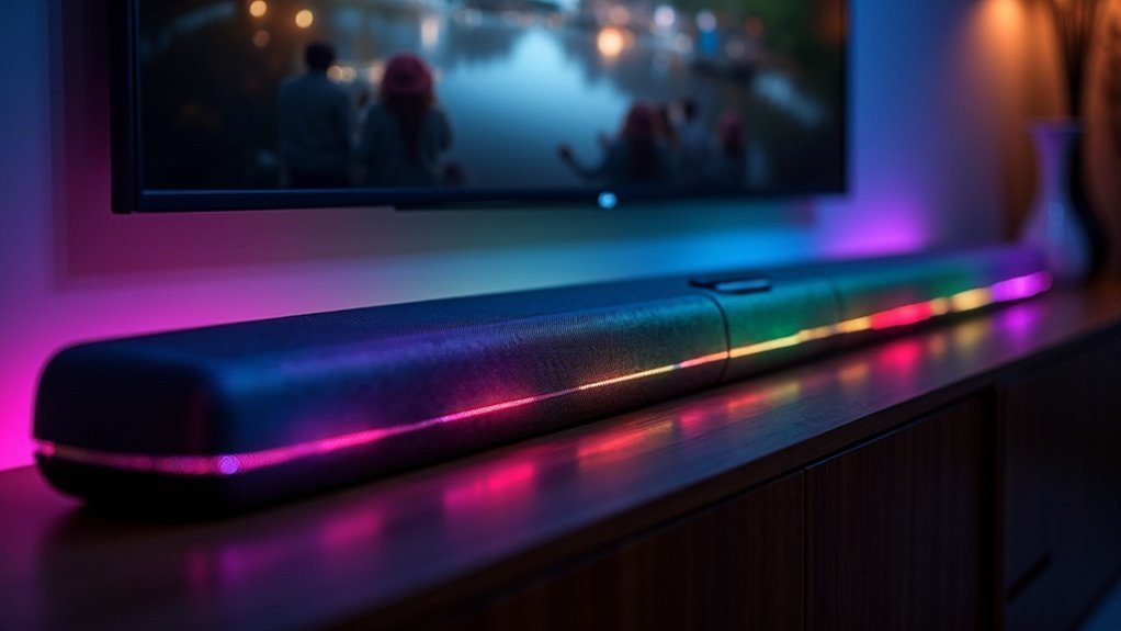 immersive audio visual soundbars experience