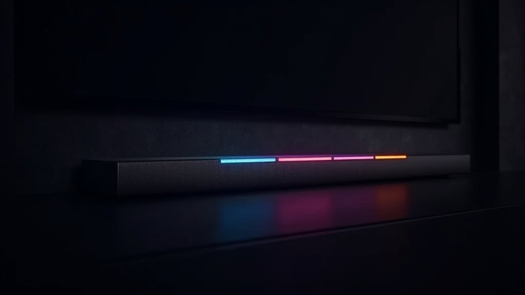 soundbar front display audio