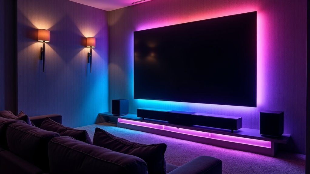 soundbar grid lighting options