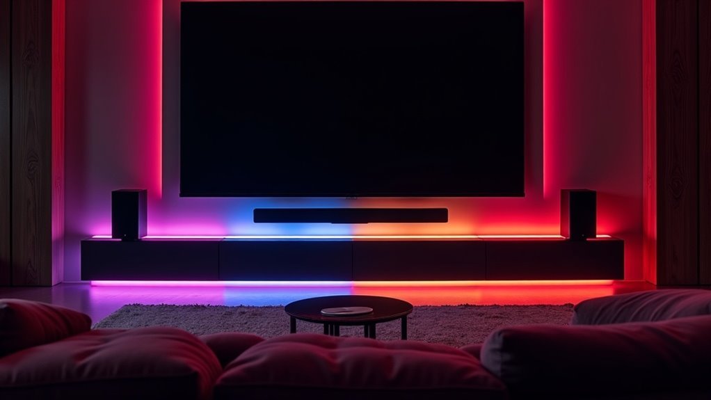 soundbar lighting home theater