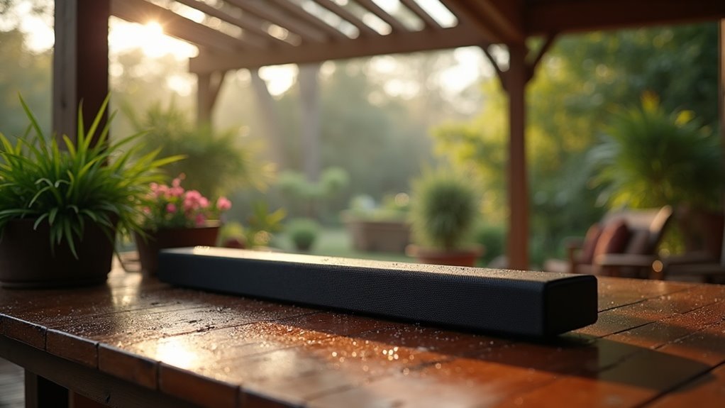 soundbar outdoor humidity durability
