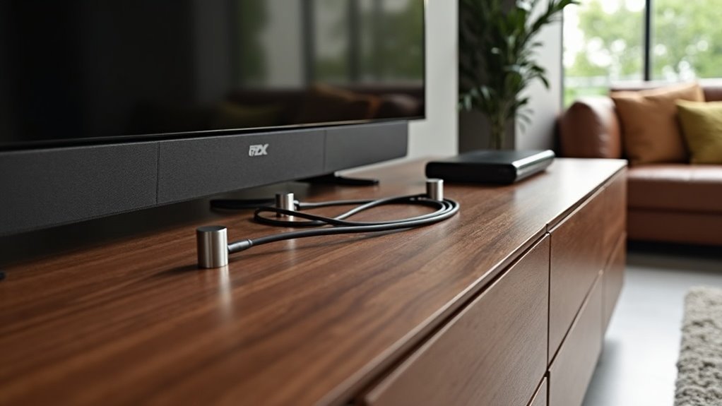 soundbar wire management solutions
