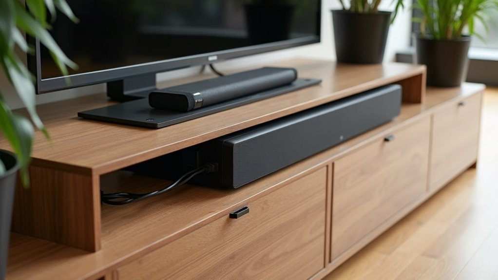 soundbar wire organization solutions