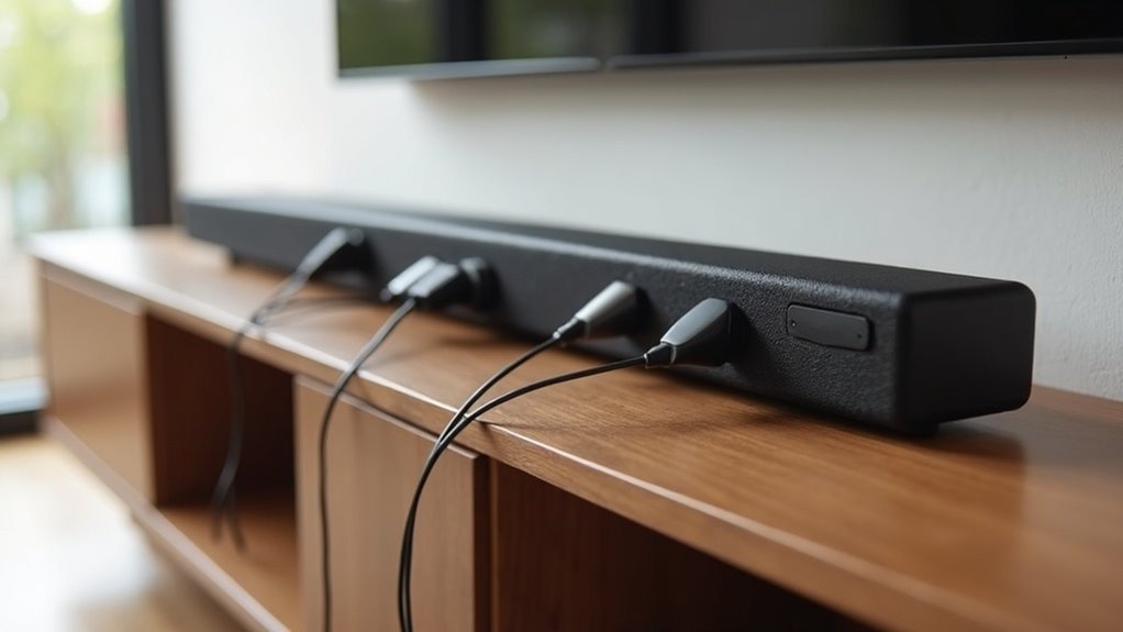 soundbar wire organization solutions