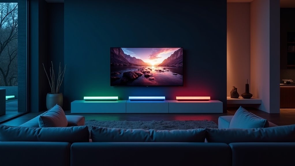 soundbars with programmable lighting