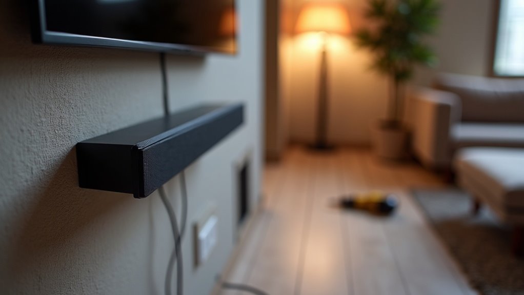 wall mounted soundbar installation guide